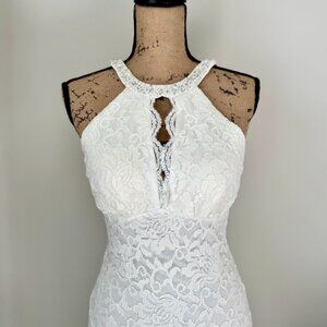 David's Bridal Lace Dress Size 2 – Ivory Wedding, Bridal Shower, Cocktail Party
